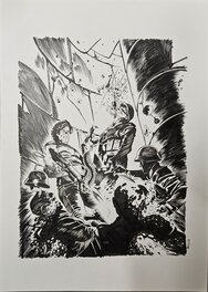 Dimitri Armand - Wolfenstein 3D - Couverture magazine PIX'N LOVE 39 - Illustration originale