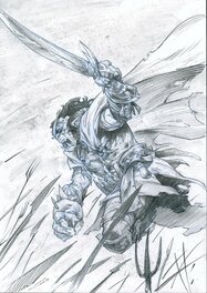 Pierre-Denis Goux - Tête de Fer 1 - Original Illustration