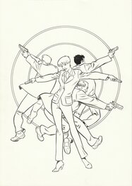 Alain Henriet - Damocles - Original Illustration
