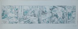 Régis Loisel - Café Zombo - Strip préliminaire - Œuvre originale