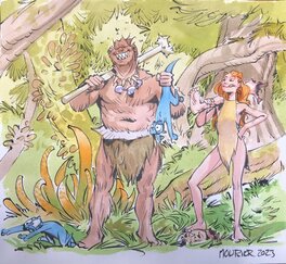 Jean-Louis Mourier - Trolls de Troy - Original Illustration