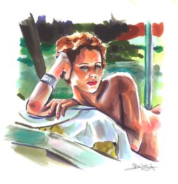 Sylvain Bordesoules - Sylvain Bordesoules - Emmanuelle - Illustration originale
