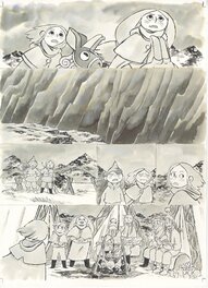 Amélie Fléchais - planche originale Bergères Guerrières tome 3 p.30