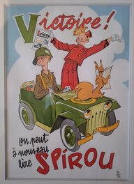 Al Severin - Alec Severin - Hommage Spirou - Illustration originale