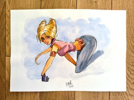 Femme se rapprochant Femme se rapprochant