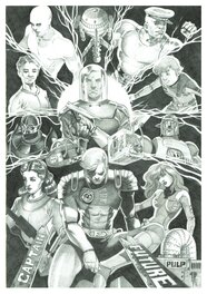 Philippe Bringel - Captain Future - Capitaine Flam - Original Illustration