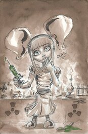 Thibault Colon de Franciosi - Oups - Illustration originale