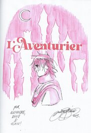 Dédicace sur l'album L'Aventurier