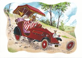 Turf - La nef des fous (Het narrenschip) - Original Illustration