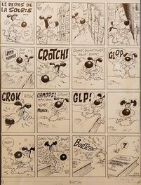Nikita Mandryka - Le repas de la souris. Mandrika-Gotlib - Planche originale