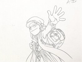 One Piece 21 croquis de production originaux au crayon (dogas et corrections)  (Toei Animation,1999-   )