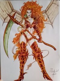 Fabrice Angleraud - Chroniques de la lune noire - Original Illustration