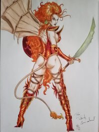 Fabrice Angleraud - Chroniques de la lune noire - Original Illustration