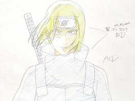 Masashi Kishimoto - Naruto Shippuden Itachi Uchiha lot de 58 dessins d'animation originaux de production (Studio Pierrot, c. 2007-17) - Original art