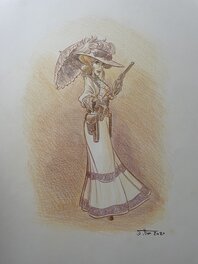Etienne Willem - Les Artilleuses - Lady Remington - Planche originale