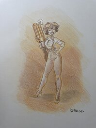Etienne Willem - Les Artilleuses - Mam’zelle Gatling - Planche originale