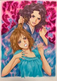 Chikae Ide - Original illustration by Chikae Ide [Tokyo's Bride, Kyoto's Mother-in-law]  井出智香恵　直筆原画 【東京の嫁 京都の姑】 - Original Illustration