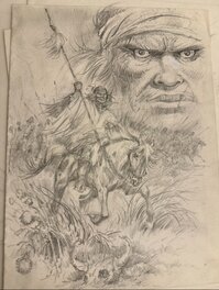 César Spadari - Indian Chief - Illustration originale