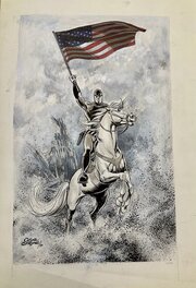 César Spadari - Phantom tribute 9/11 - Planche originale