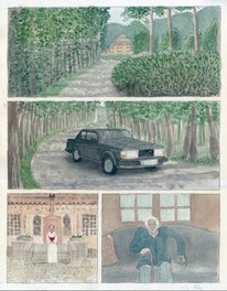Tyto Alba - Planche originale Balthus - Planche originale