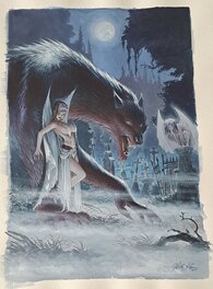 Jean-Baptiste Andréae - Exlibris La confrerie du crabe, édité pour le 4ème repas Originaux BD de Lyon du 12 décembre 2009 - Original Illustration