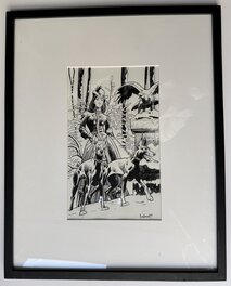 Oeuvre encadrée 52*42 Cm Oeuvre encadrée 52*42 Cm