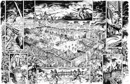 Paolo Martinello - Martinello, Alamo, double planche, 2025. - Comic Strip