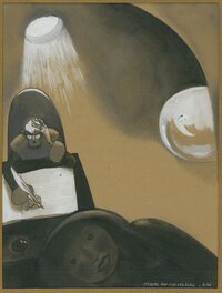 Jacques Van Melkebeke - La Bible? - Original Illustration