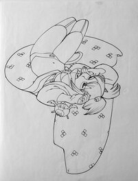 Claire Wendling - Wendling. Proposition d'affîche - Original Illustration