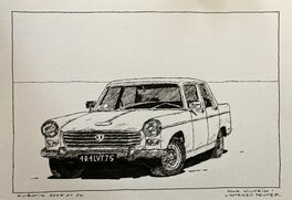 Stéphane Dubois - La belle 404 - Illustration originale