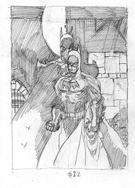 Tim Sale - Batman Rebirth 22 Cover Prelim - Illustration originale