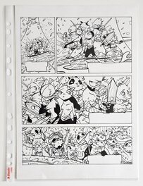 Planche Encrée du Manga Dofus Monster 5 "Nomekop le Crapoteur" chez Ankama Editions ( Page 80 )