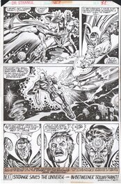 Tom Sutton - Tom Sutton / Ernie Chan - Dr. Strange (1976) - Planche originale