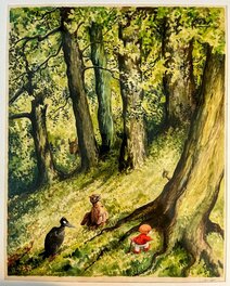 Jean Dulieu - Paulus de Boskabouter - Margriet - Original Illustration