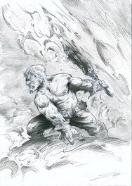 Pierre-Denis Goux - Redwin 1 - Original Illustration