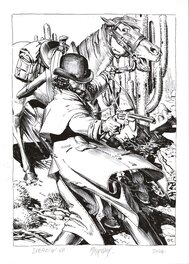 Igor Kordey - Marshal Bass -  SNEAKIN'UP - Original Illustration