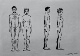 Frederik Peeters - Les Pilules Bleues - Le film - Illustration originale