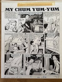 Jean Sidobre - Sidobre G.LEVIS Planche de MY CHUM YUM YUM parue dans le magazine anglais Princess Tina - Planche originale