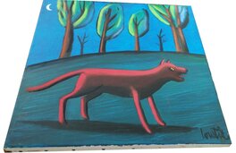 Loustal - Red dog at night - Œuvre originale