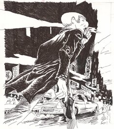 Vincent Perriot - Perriot, Belleville Story, couverture intégrale, 2024. - Couverture originale