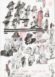 Blotch - croquis original de recherche