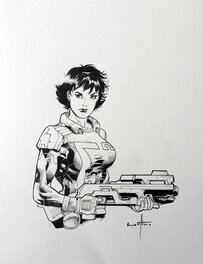 Stefano Martino - Legs Waiver - Original Illustration