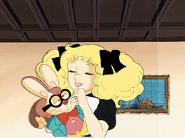 Yumiko Igarashi et Kyoko Mizuki - Candy Candy,Candy, 2 cellulos, doga et décor de production originaux (Toei Animation, env. 1976–1979) - Œuvre originale