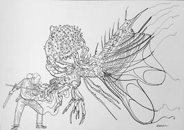 Geof Darrow - Shaolin Cowboy - Original Illustration