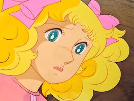 Yumiko Igarashi - Candy, Candy, cellulo de production original sur son décor original (Toei Animation, 1978-1979) - Original art
