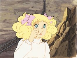 Yumiko Igarashi - Candy, Candy, cellulo et fond de production originaux (Toei Animation, c. 1976-79) - Original art