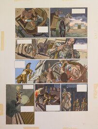 Dina Kathelyn - La guerre des dieux - planche 40 - Mise en couleur