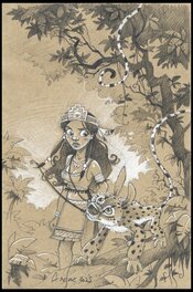 Alexis Nesme - 2025 - Alexis Nesme - Marsupilami - El Diablo - Original Illustration