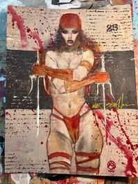 Mark Beachum - Elektra - Original Illustration
