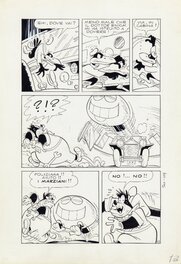 Romano Scarpa - Gancio vince sempre pag.13 - Planche originale